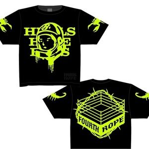 Billionaire Boys Club Black and Neon Green Graphic T-Shirt